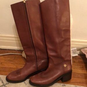 Tory Burch boots- Brown/cognac